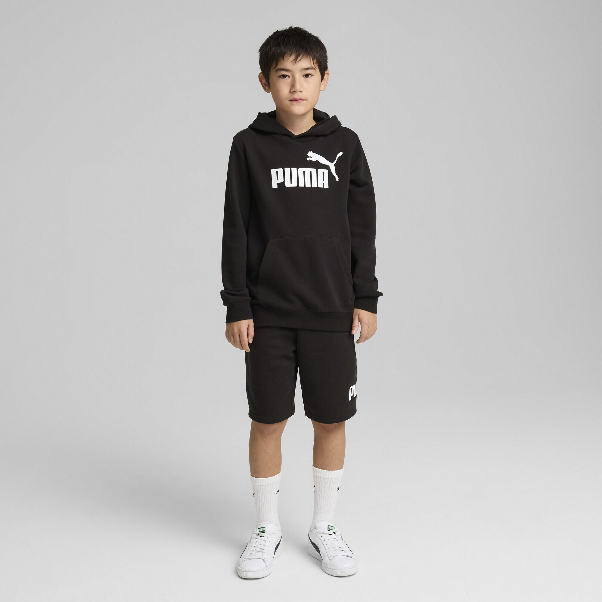 Hoodie avec logo N° 1 ESS Enfant et Adolescent PUMA Black 5/7