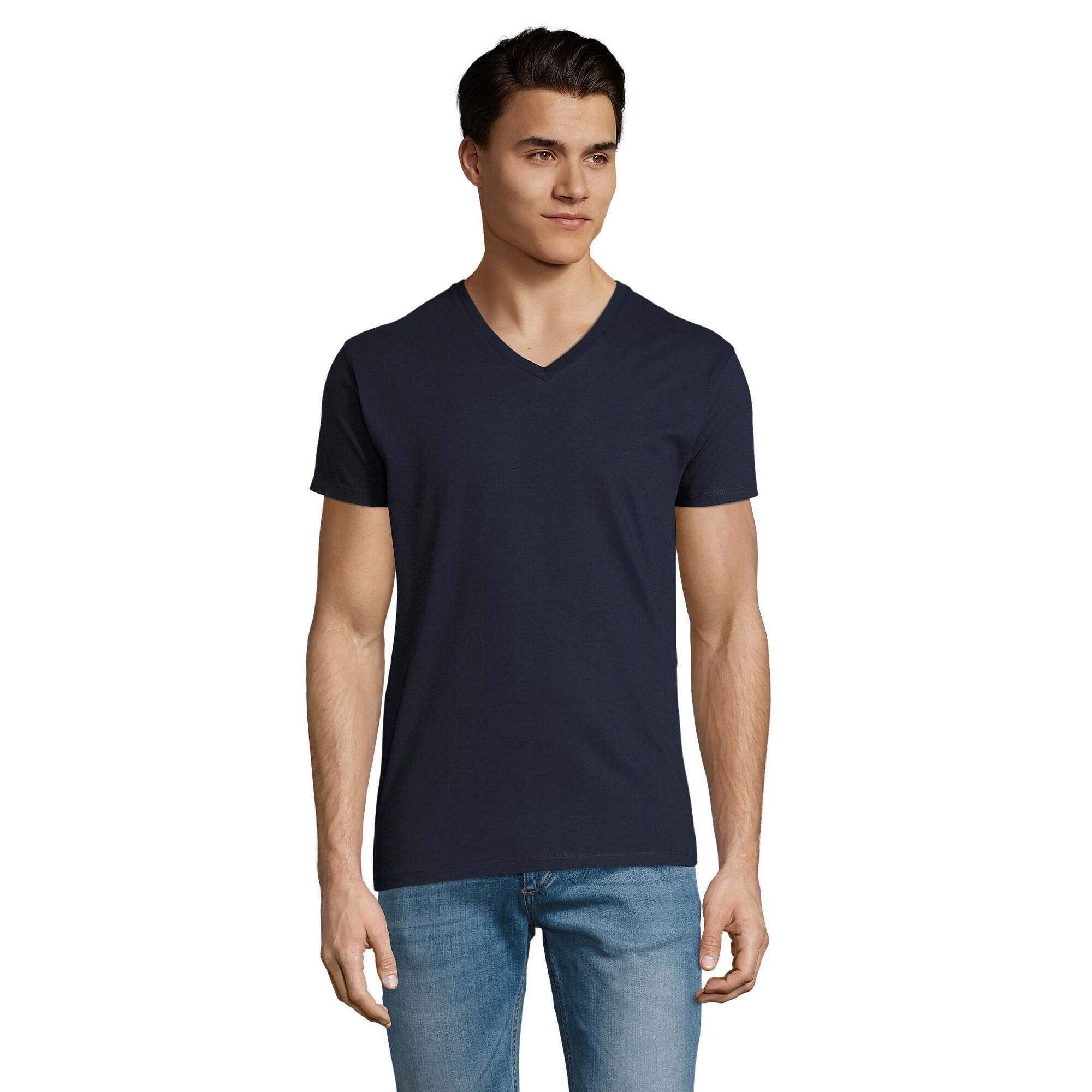 Sol's - Tshirt Imperial Homme (bleu Marine Français) - T-shirt Manches Courtes - Bleu - 52 2xl - Decathlon