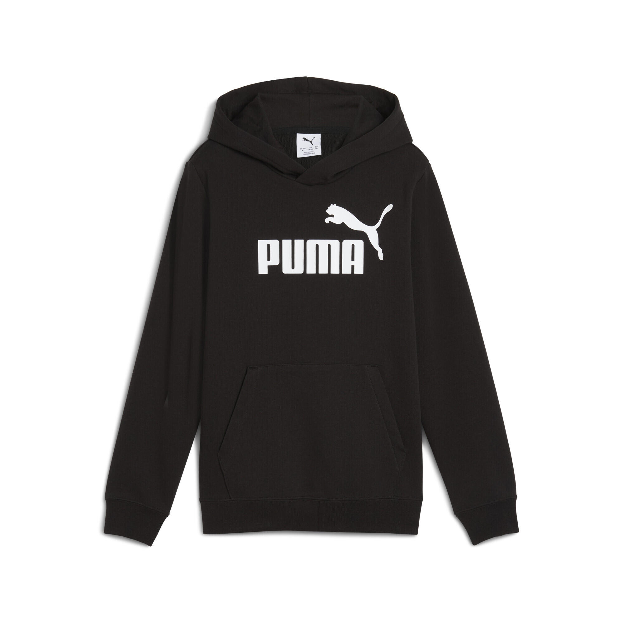 PUMA Dětský běh rukáv ESS No. 1 Logo Hoodie PUMA Black