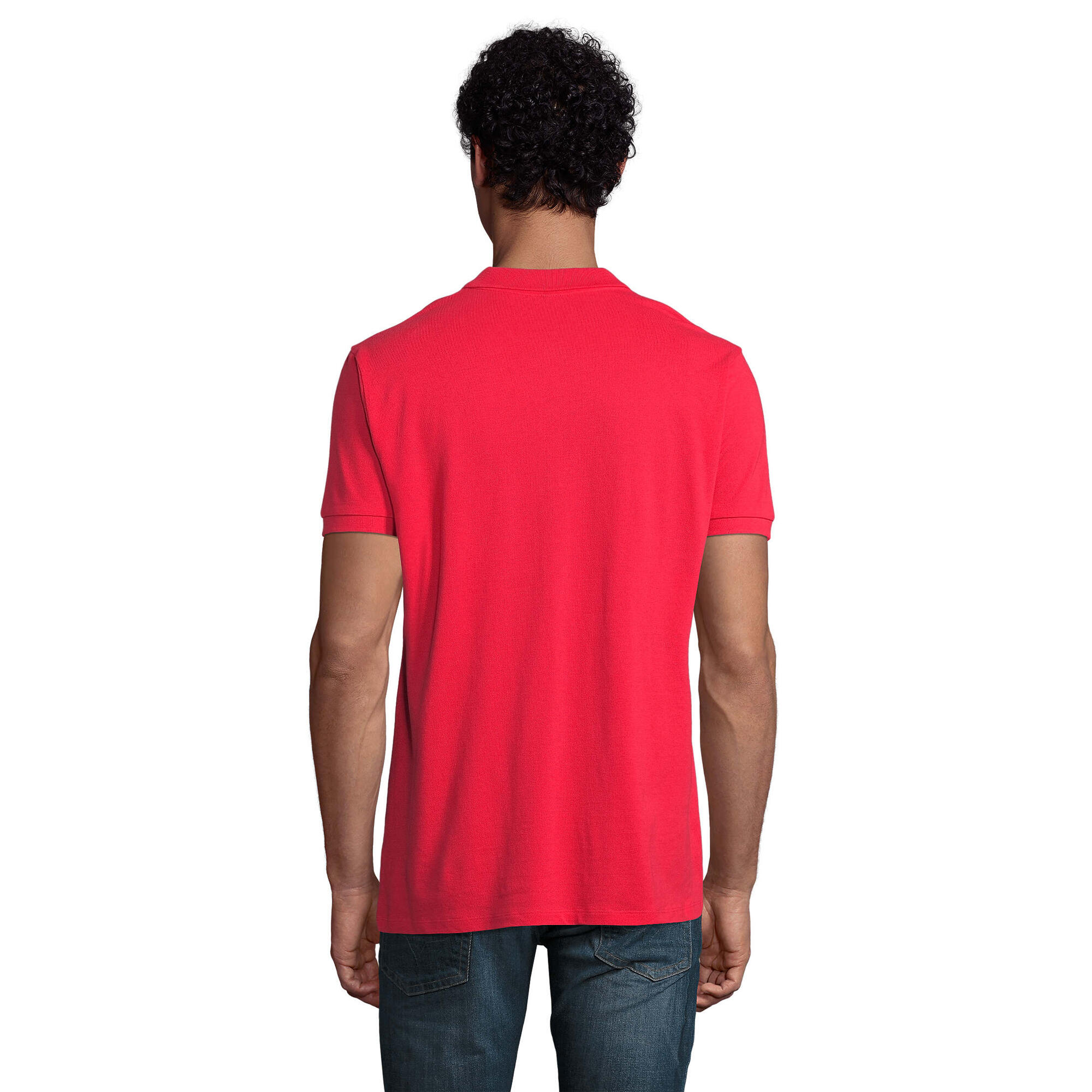 Camisola pólo para homem Planet (Vermelho) 2/4