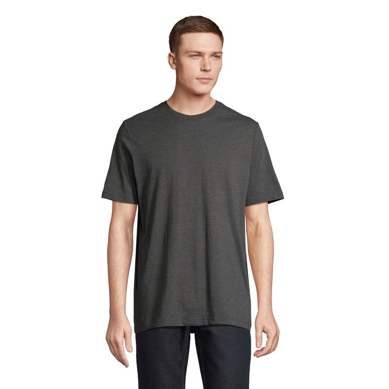 Camiseta Tuner de Polialgodón para Adultos Unisex Carbón Jaspeado