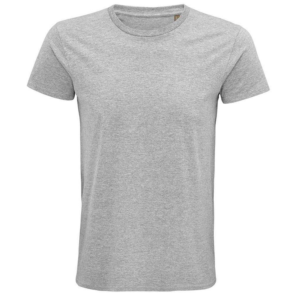 Camiseta Crusader de Mezcla para Hombre Gris Jaspeado 1/3