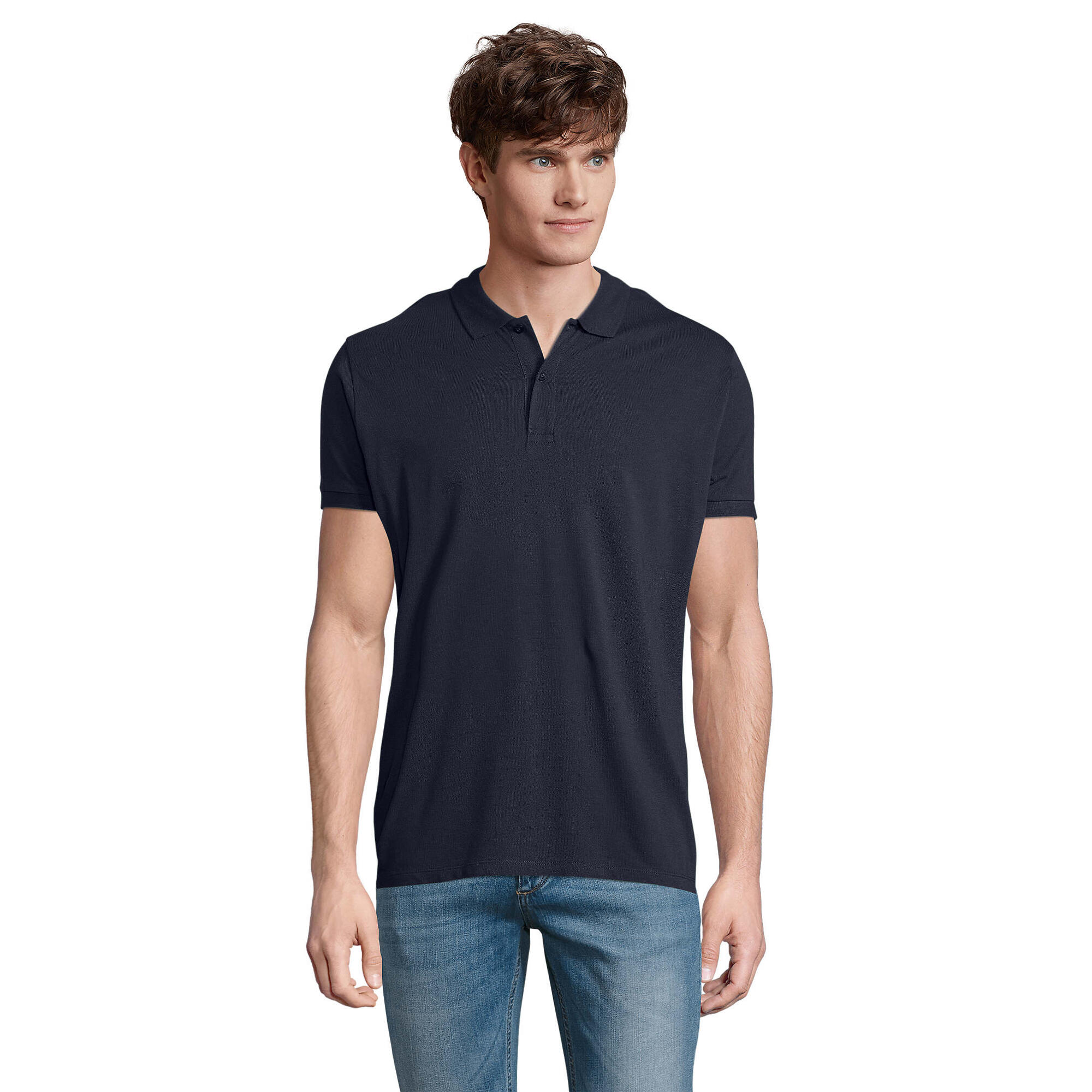 Sol's - Polo Planet Homme (bleu Marine Français) - T-shirt Manches Courtes - Bleu - 42 M/l - Decathlon
