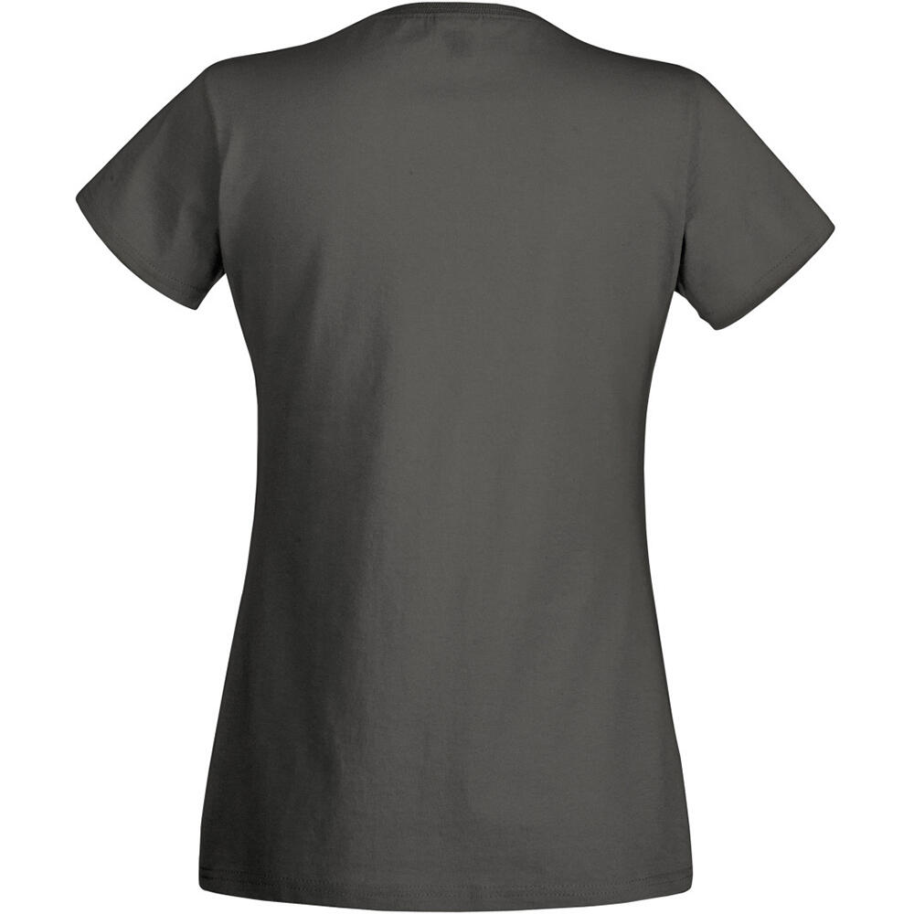 Value Fitted Kurzarm Freizeit TShirt Damen Graphit 2/2