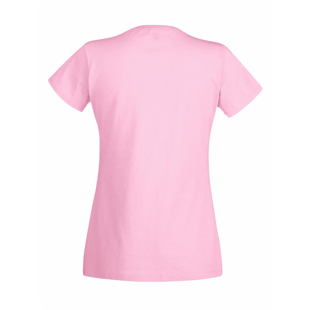 Value Fitted Kurzarm Freizeit TShirt Damen Pastell Rosa 2/2