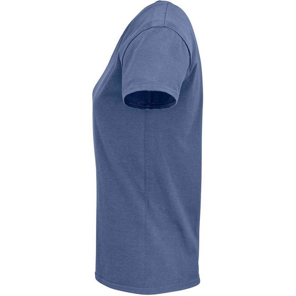 Tshirt CRUSADER Femme (Bleu Denim) 3/4