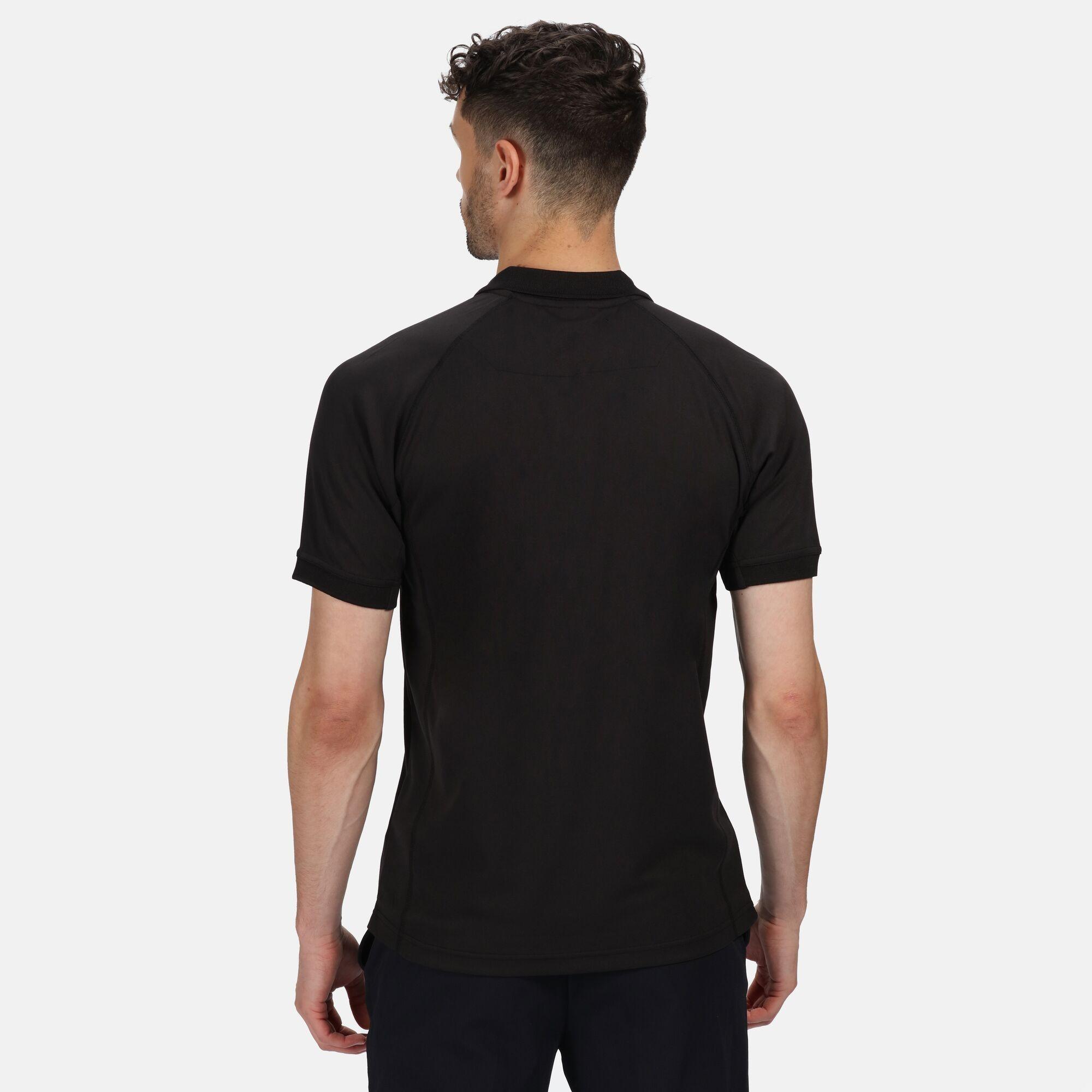 Polo À Manches Courtes Homme (Noir) 3/5