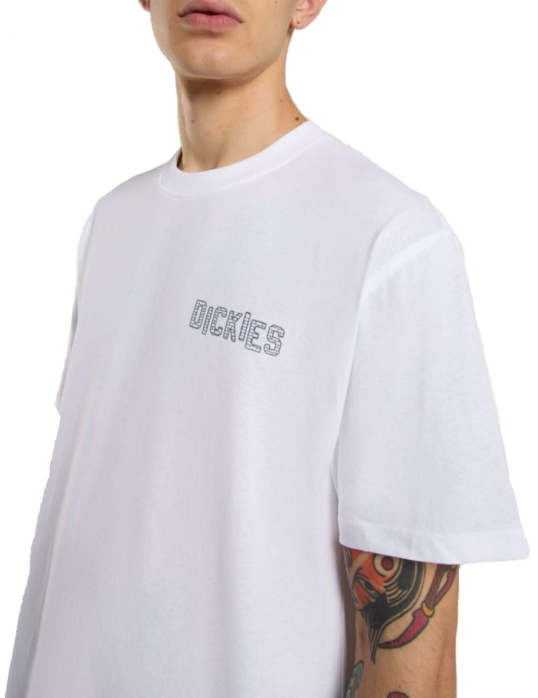 Camiseta para Hombre Dickies Bricklane Blanco 5/5