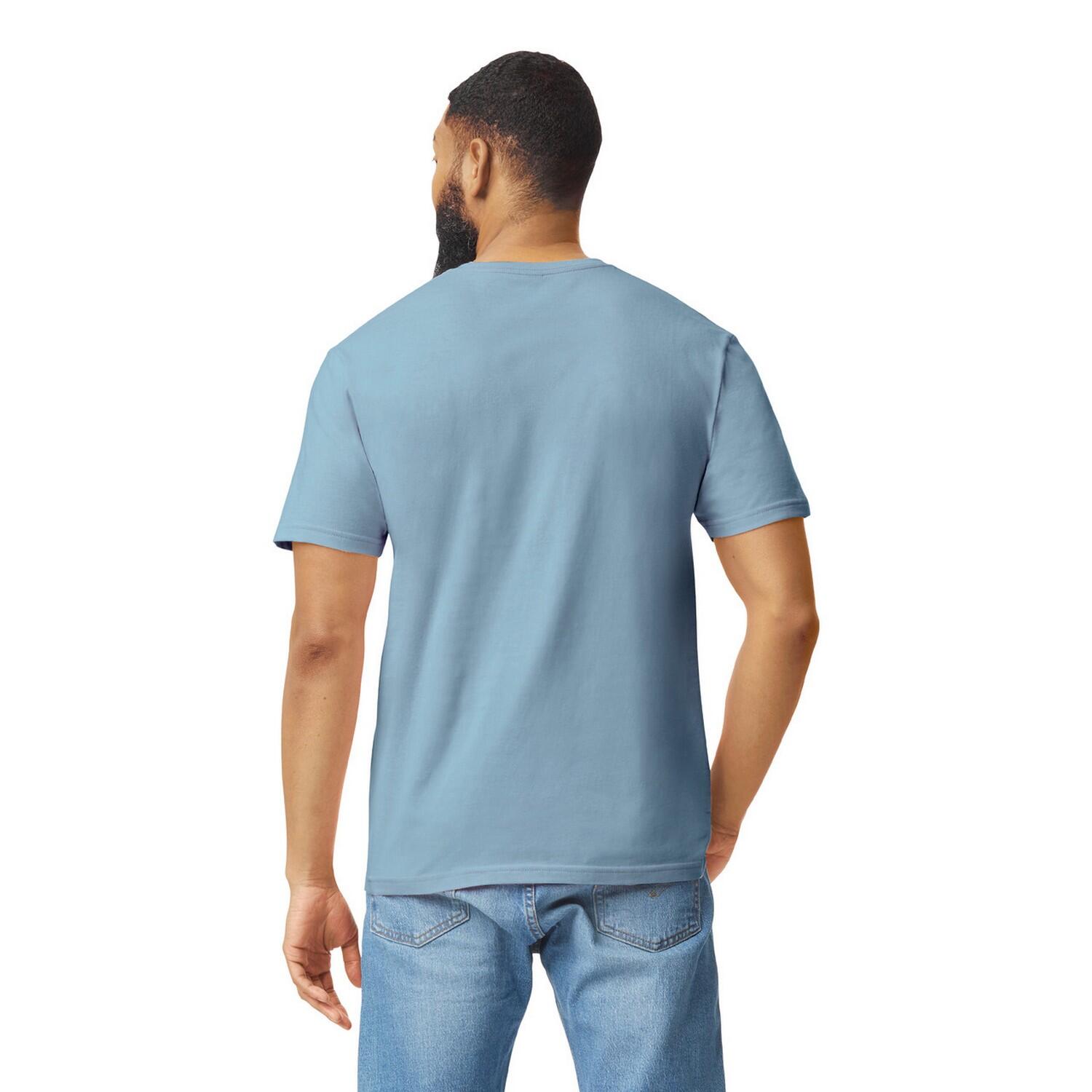 Tshirt Motif/style Uni SOFTSTYLE Adulte (Bleu De Gris) 2/3
