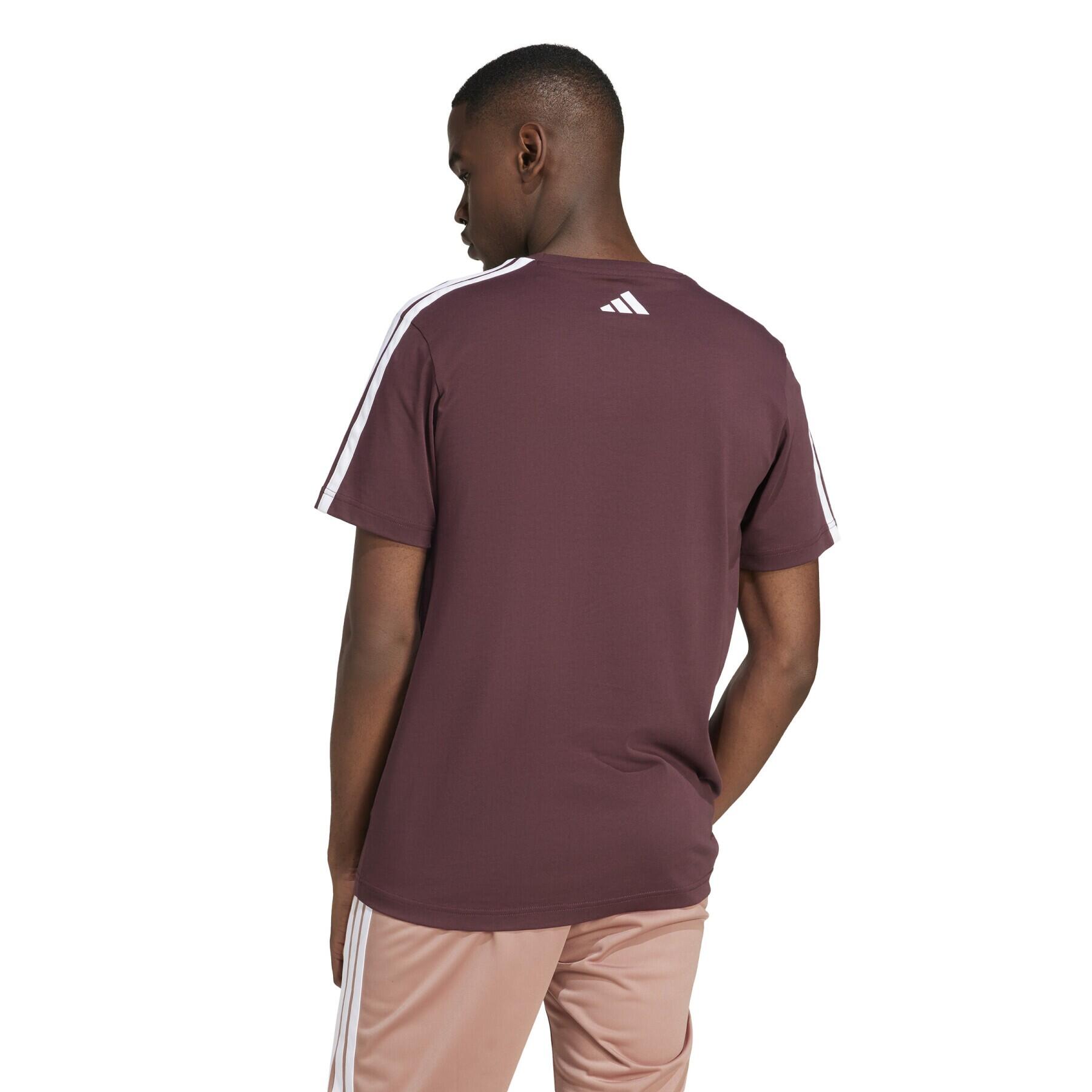 T-shirt uomo adidas codes collegiate linear graphic- bordeaux 2/6