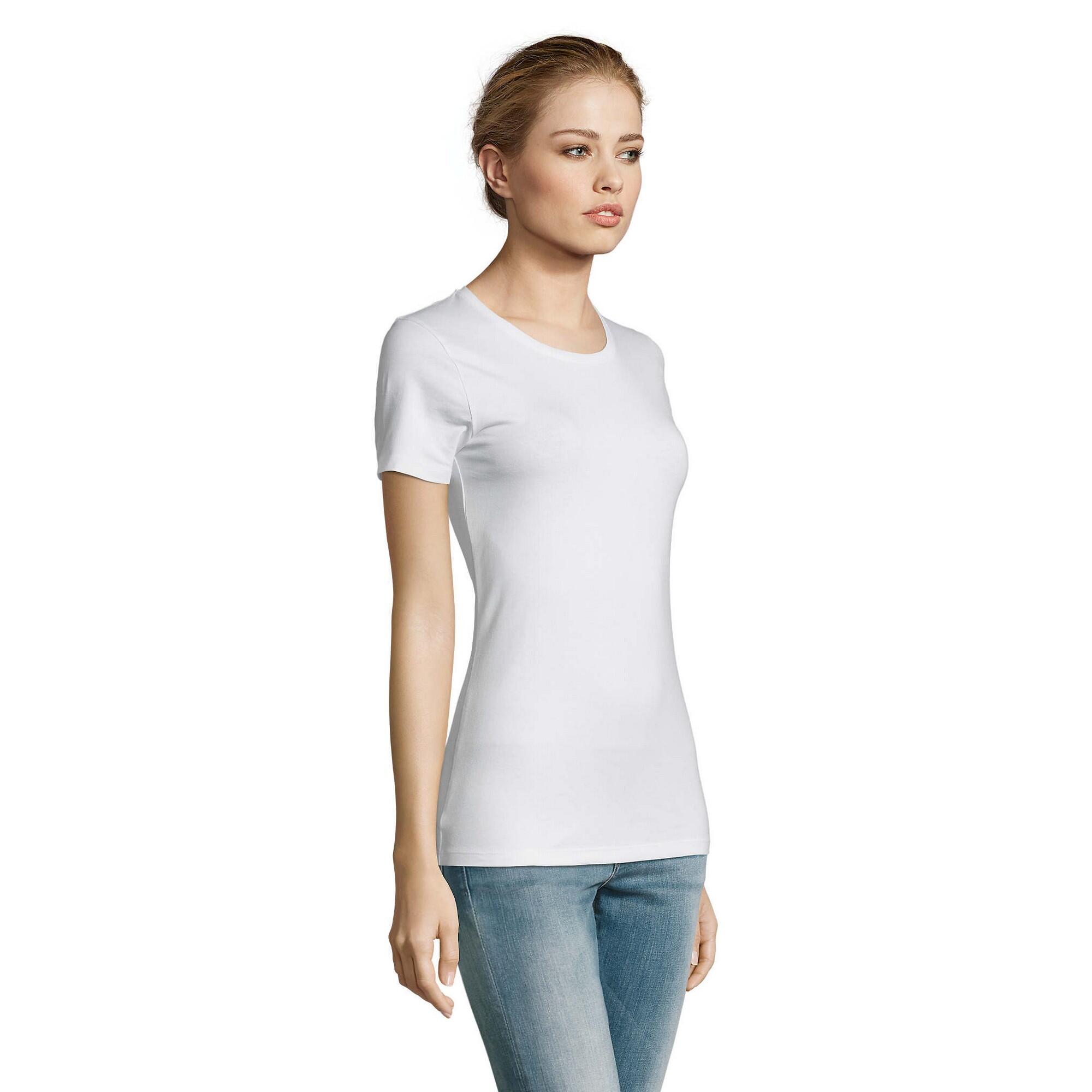 Tshirt MILLENIUM Femme (Blanc) 3/4