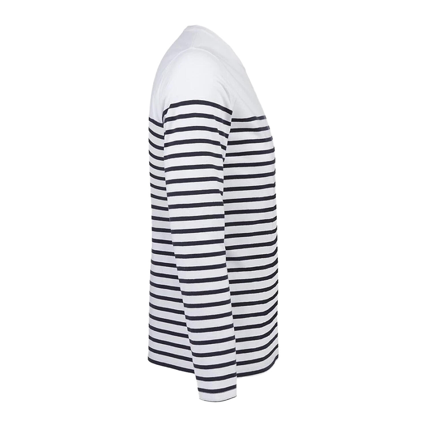 Tshirt MATELOT Homme (Blanc / Bleu Marine) 3/5