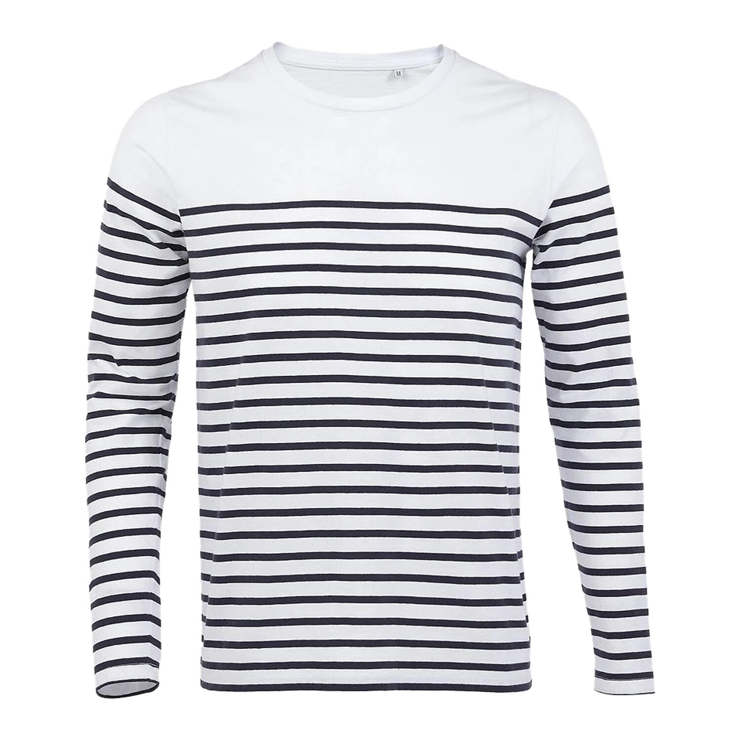 Tricou Drumeții În Natură SOLS Matelot In Dungi Bărbați