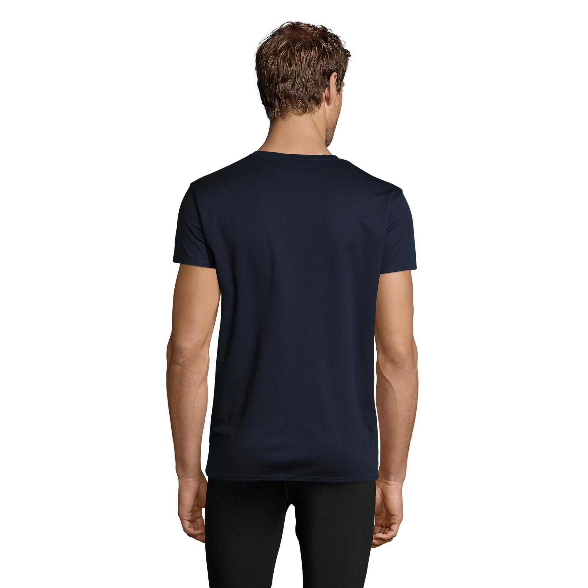 Tshirt SPRINT Adulte (Bleu Marine Français) 2/4