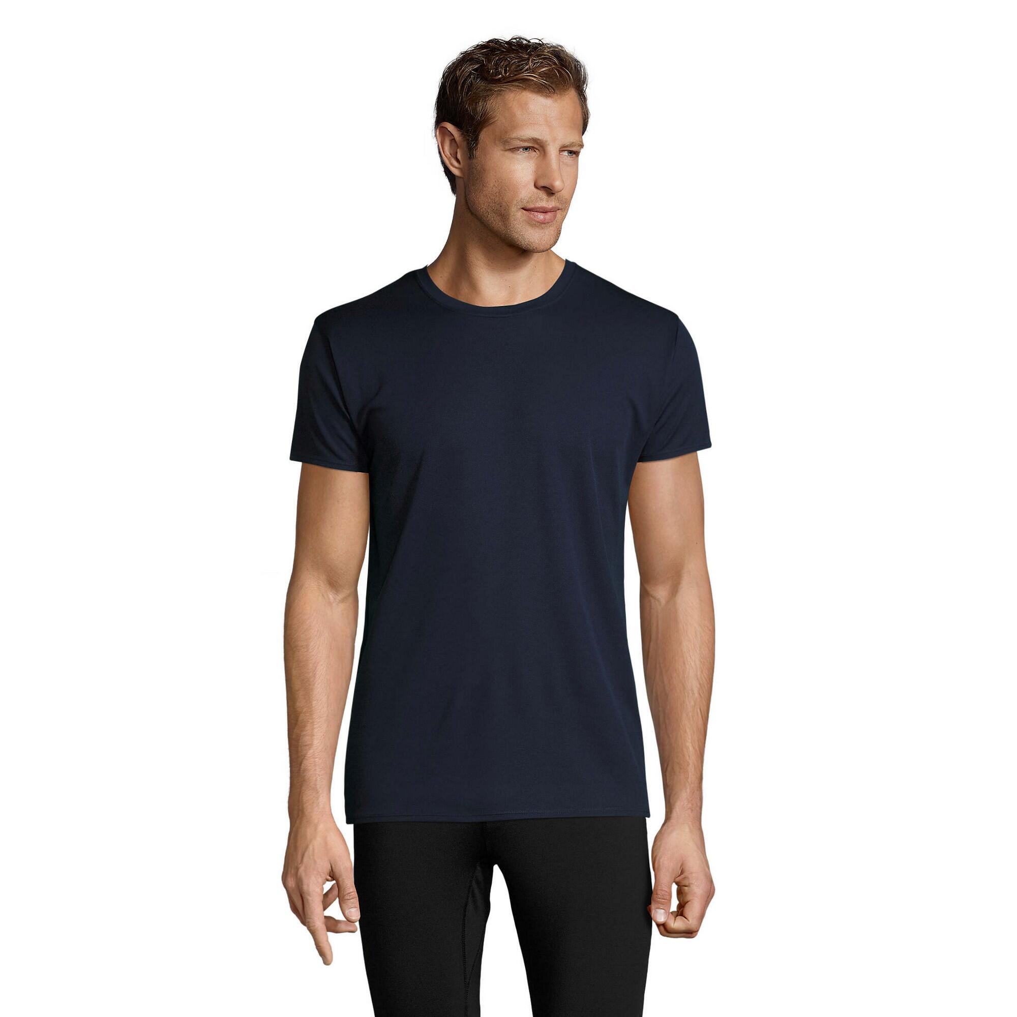 Sol's - Tshirt Sprint Adulte (bleu Marine Français) - T-shirt Manches Courtes - Bleu - 52 2xl - Decathlon
