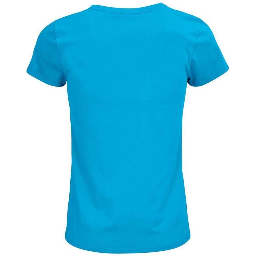 Tshirt CRUSADER Femme (Turquoise Pâle) 2/4