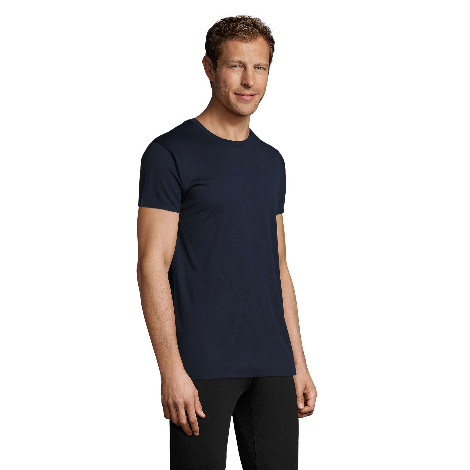 Tshirt SPRINT Adulte (Bleu Marine Français) 3/4