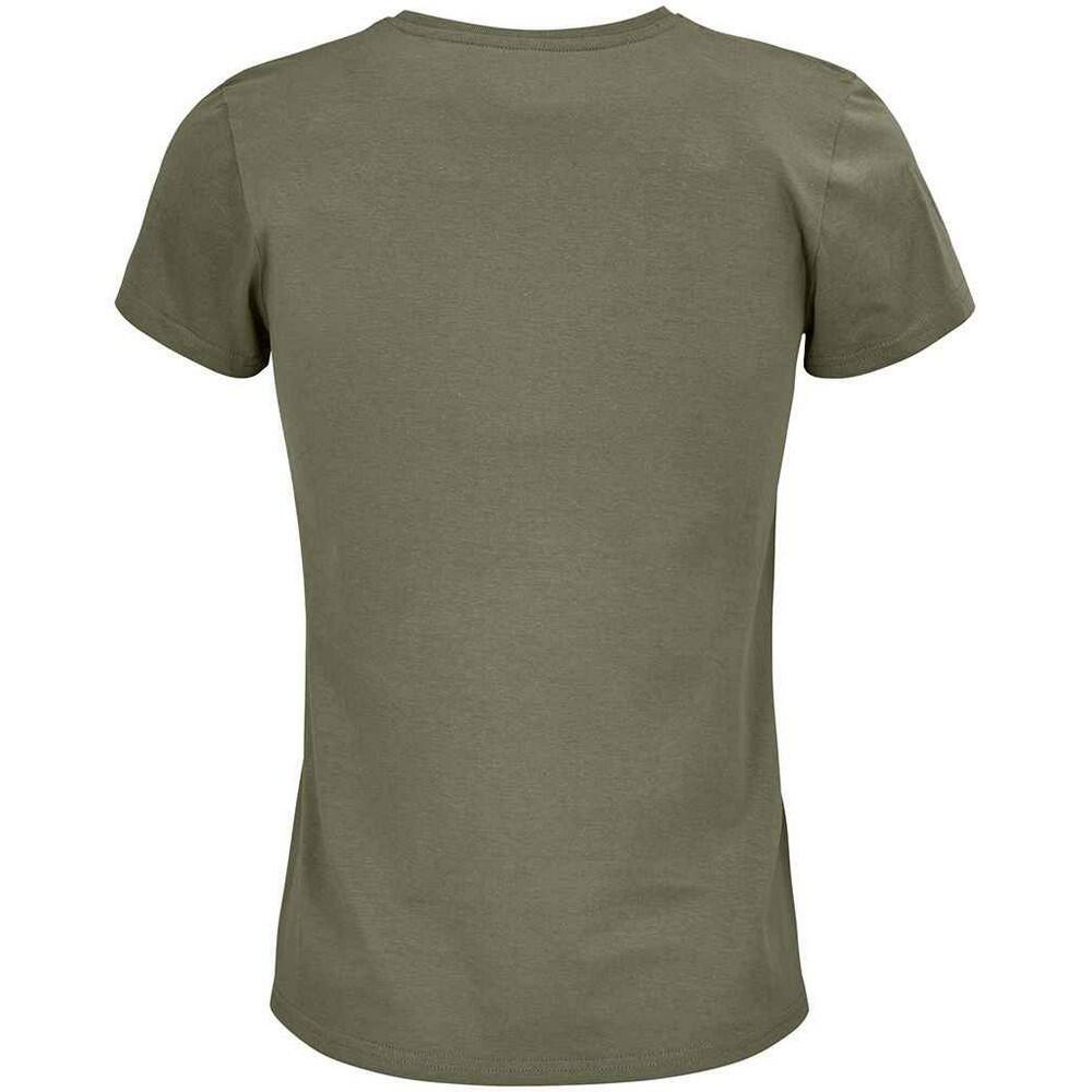 Tshirt CRUSADER Femme (Vert Kaki) 2/4