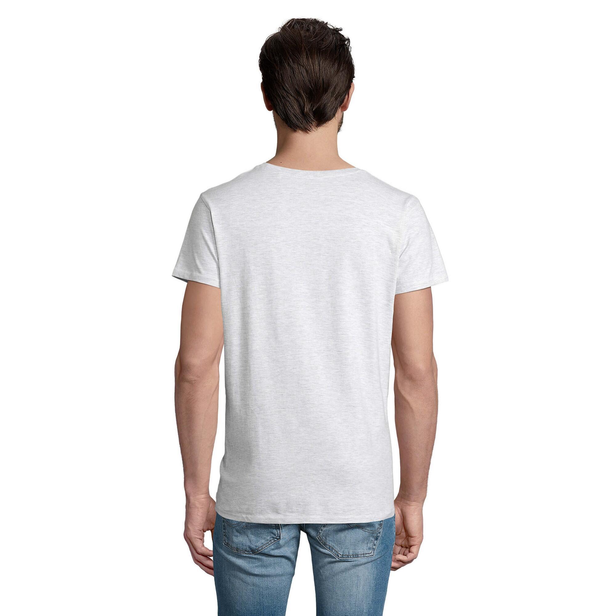 Camiseta Crusader de Jaspeado para Hombre Ceniza 2/4