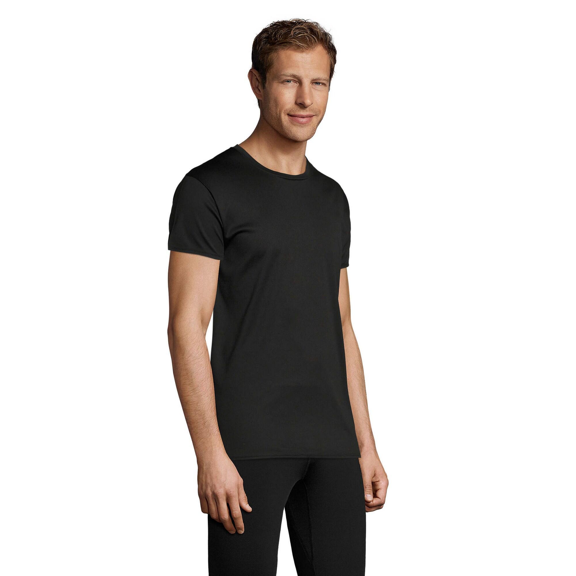 Tshirt SPRINT Adulte (Noir) 3/4