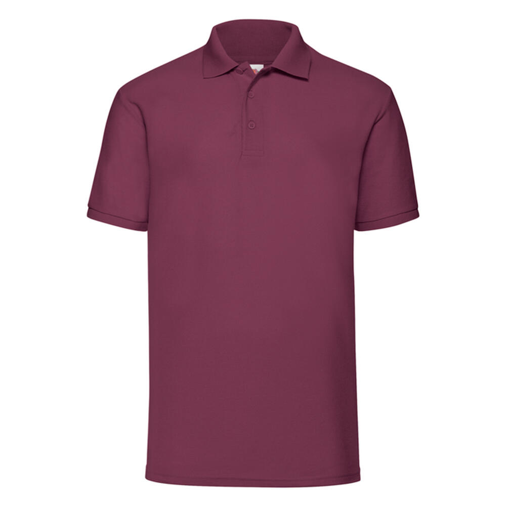 Fruit Of The Loom - Polo 65/35 Homme (bordeaux) - T-shirt Manches Courtes - Bordeaux|marron|rouge - 48 Xl - Decathlon