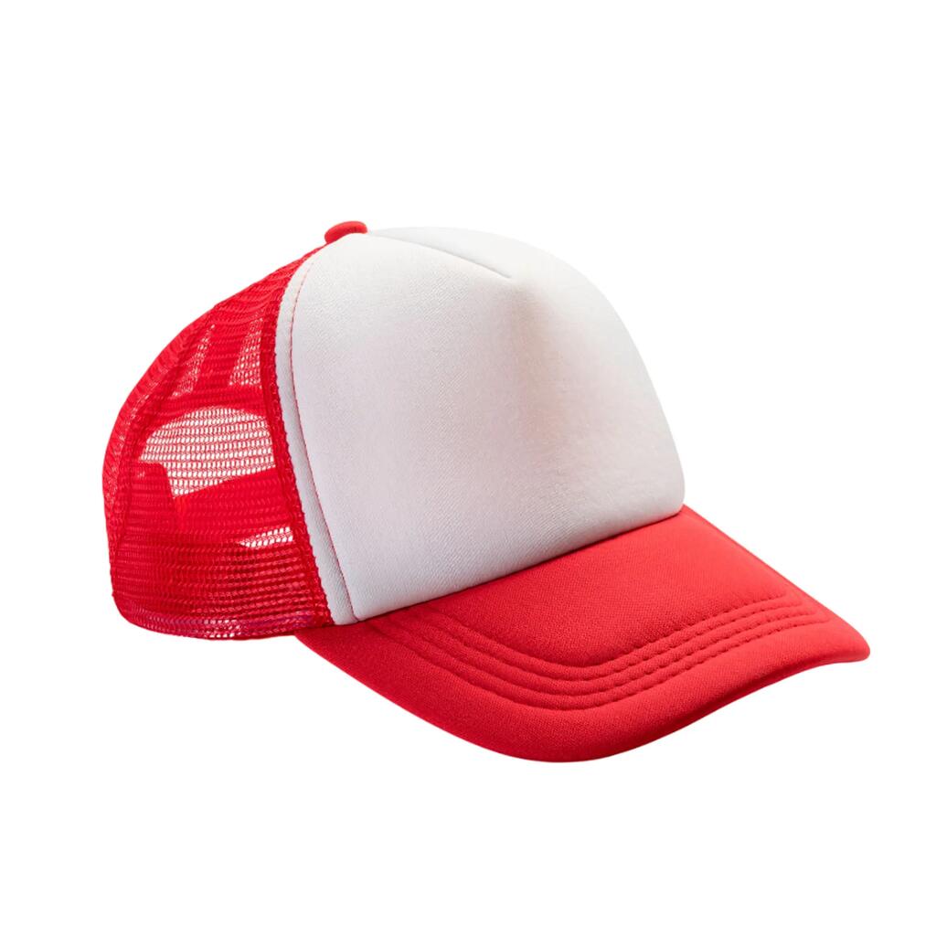 Detroit Mesh Trucker Cap (Red/White)