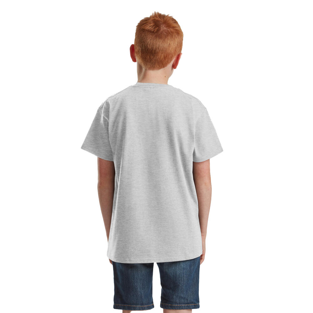 Camiseta Iconic para Niños/Niñas Gris Jaspeado 2/3