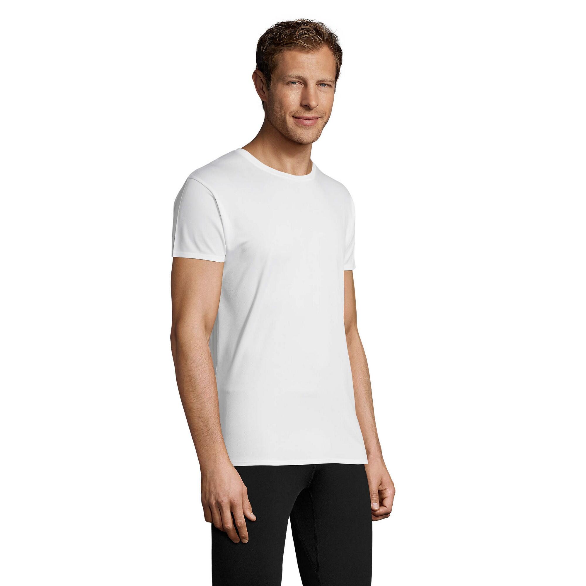 Tshirt SPRINT Adulte (Blanc) 3/4