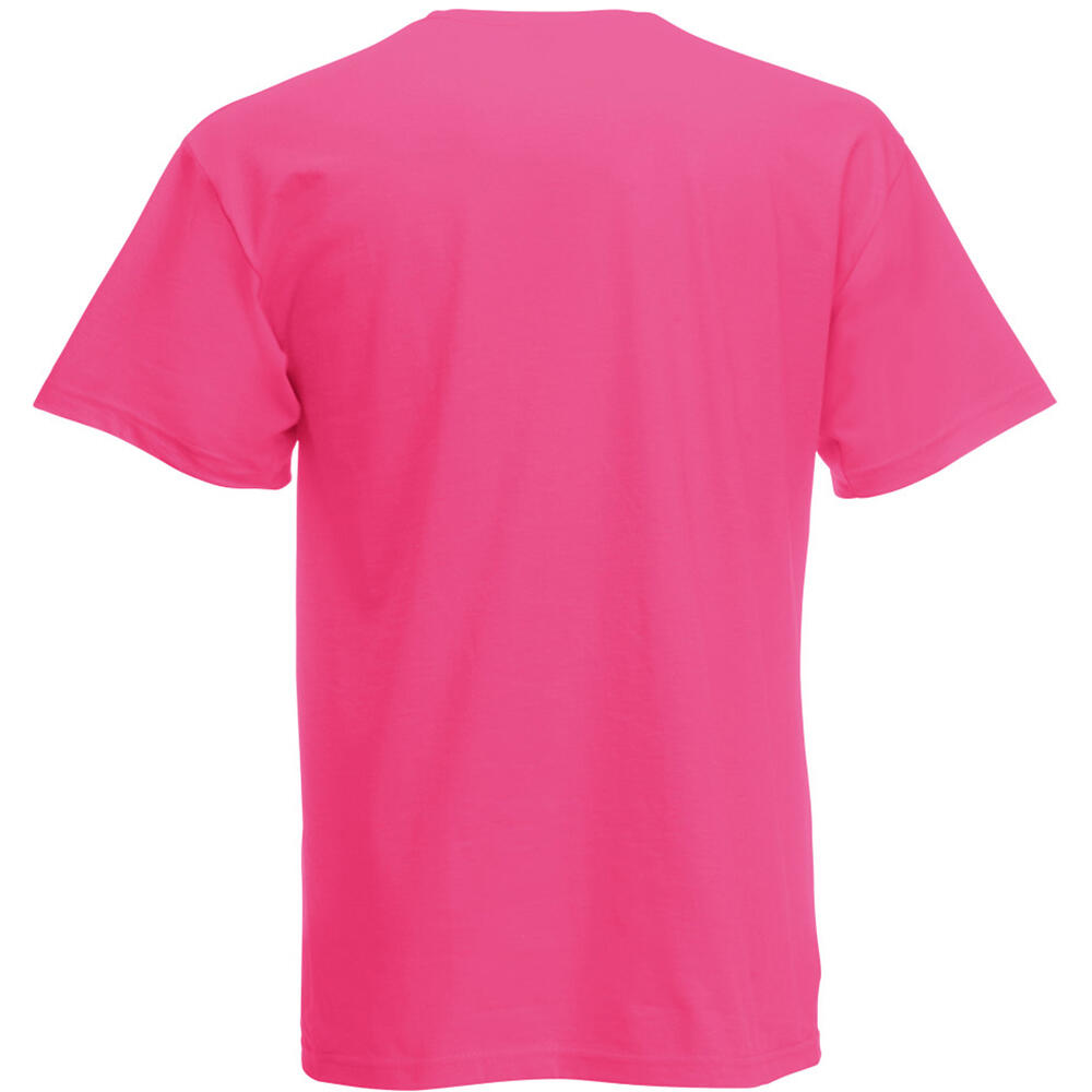 Kurzarm Freizeit TShirt Herren Hot Pink 2/2