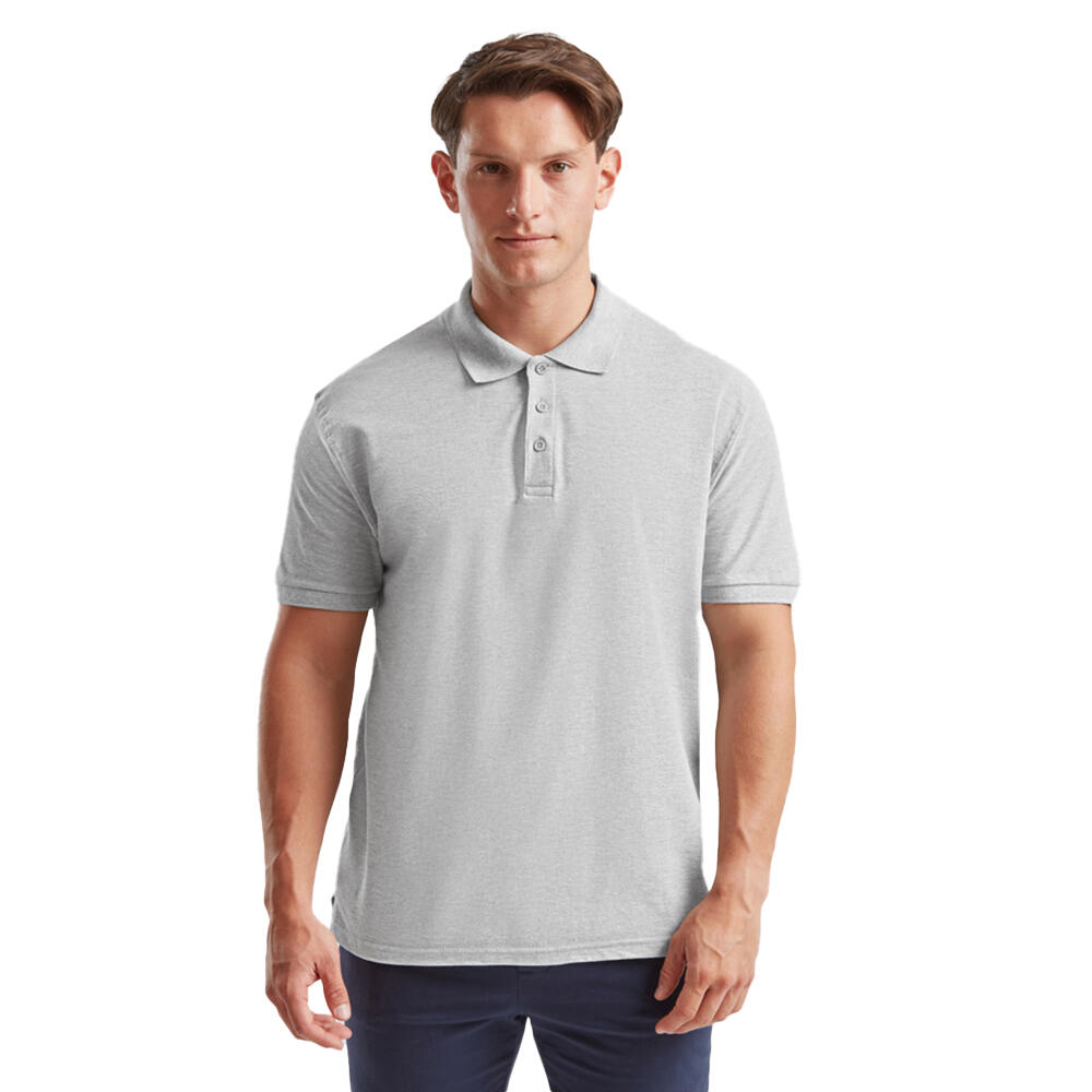 Polo Premium de Polialgodón para Hombre Atlético Jaspeado 3/3