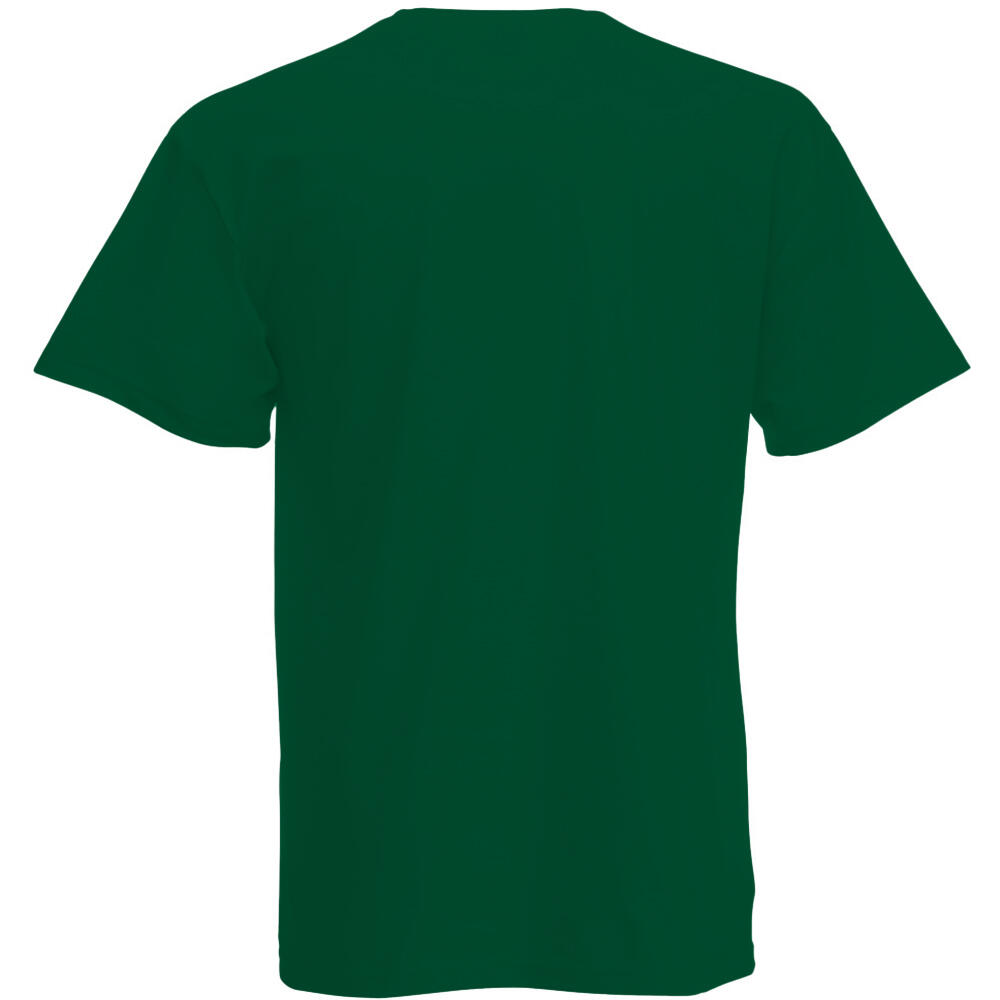 Kurzarm Freizeit TShirt Herren Dunkelgrün 3/3