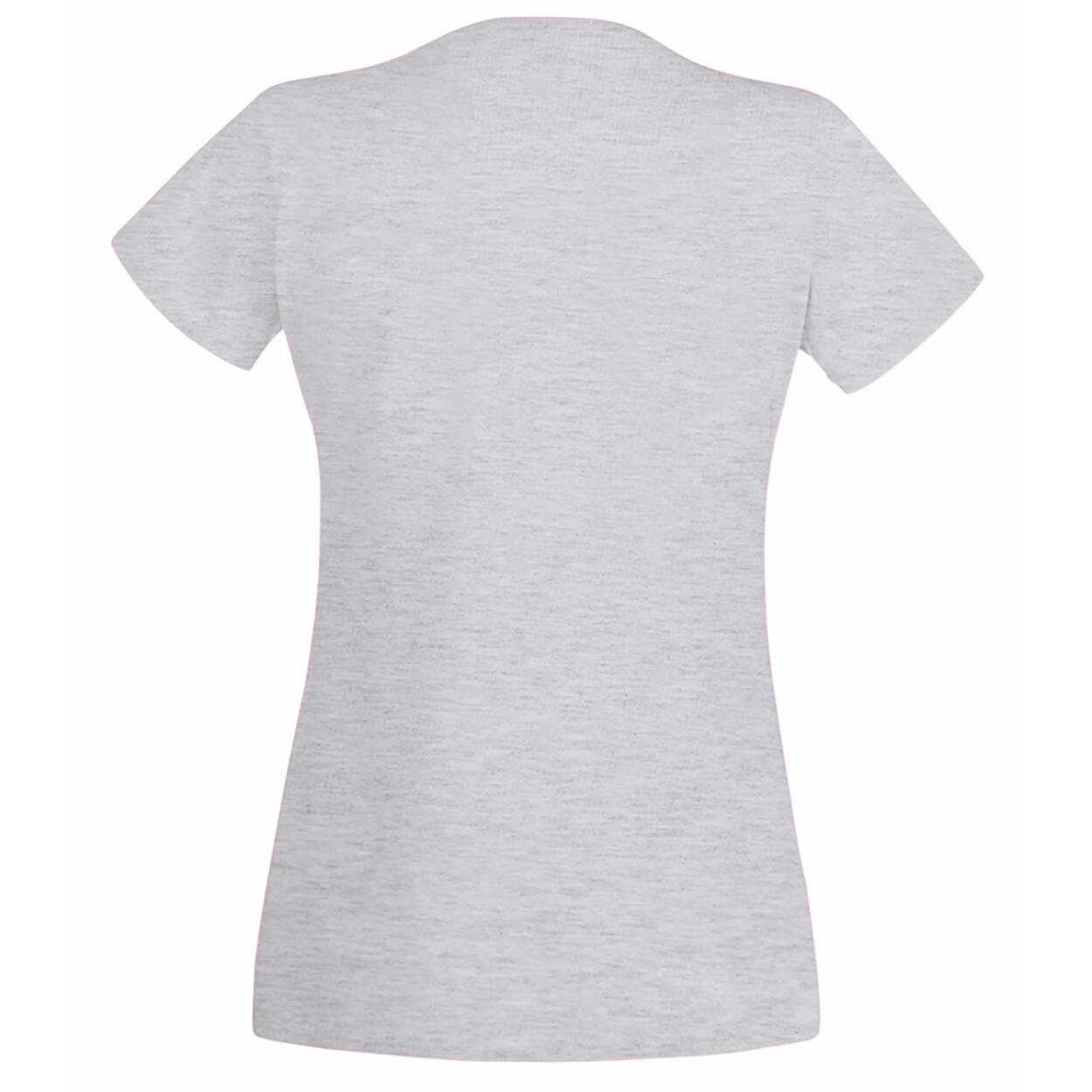 Value Fitted Kurzarm Freizeit TShirt Damen Grau meliert 2/2