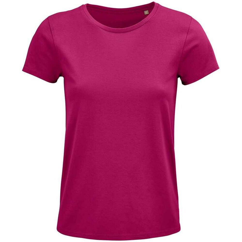 Womens/Ladies Crusader TShirt (Fuchsia)