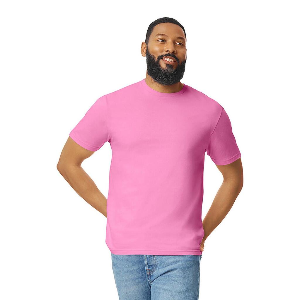 Unisex Adult Softstyle Plain Cotton TShirt (Azalea)