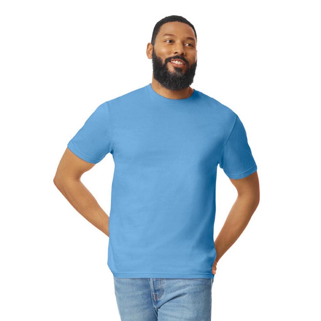 Unisex Adult Softstyle Plain Cotton TShirt (Carolina Blue)