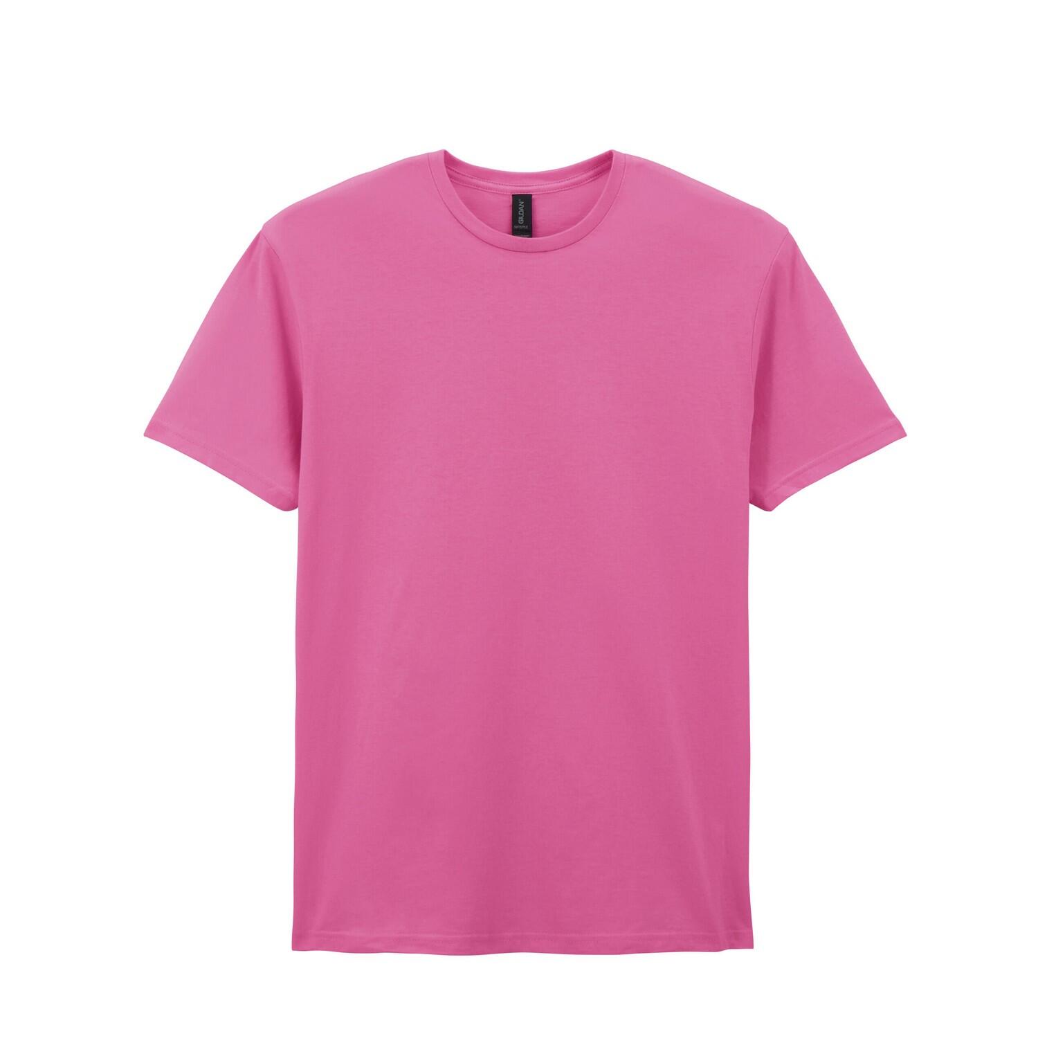 T-Shirt de algodão simples Softstyle Unissexo para adultos Azaleia