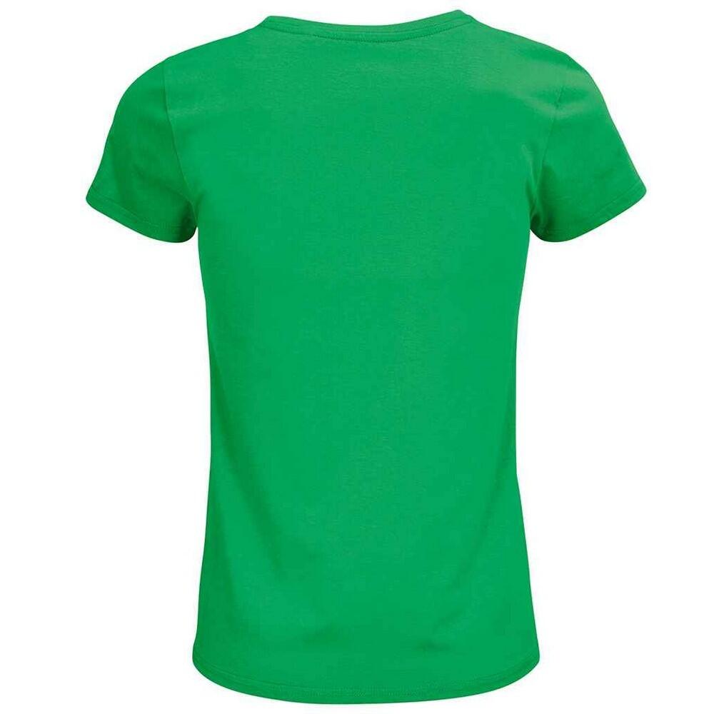 Tshirt CRUSADER Femme (Vert Kelly) 2/4