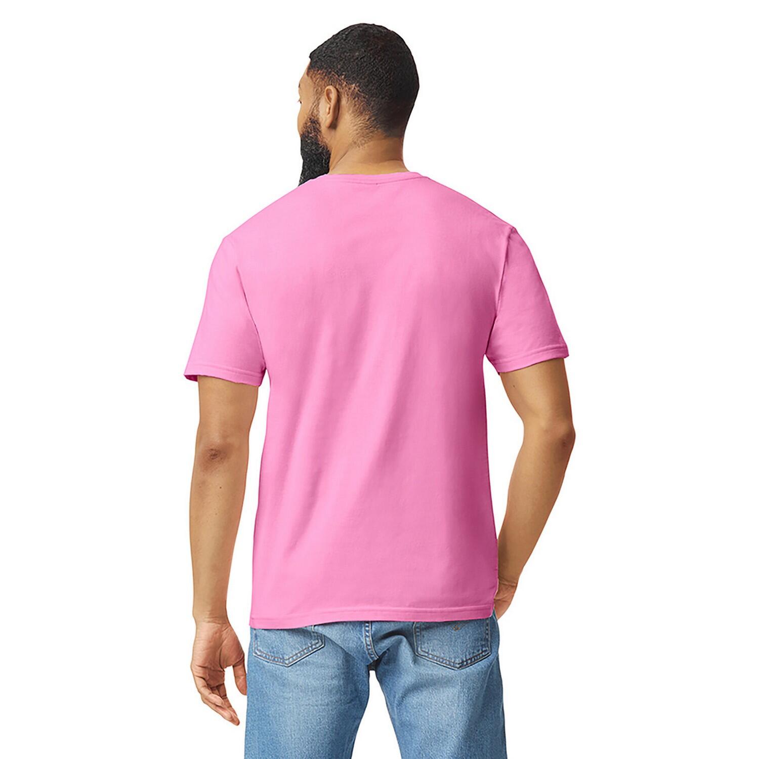 Tshirt Motif/style Uni SOFTSTYLE Adulte (Violet Fuchsia) 2/3