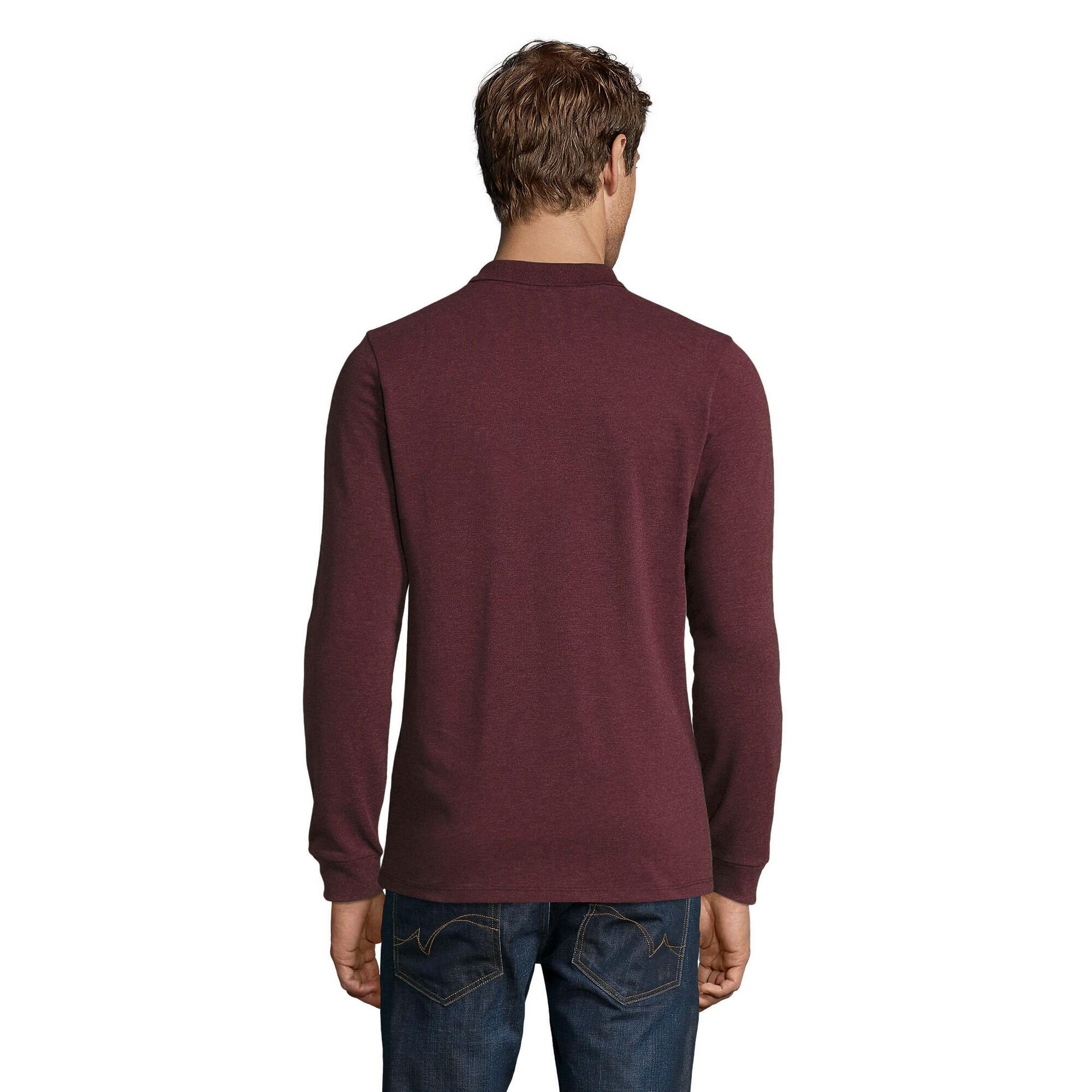 Polo PERFECT Homme (Pourpre Chiné) 2/4