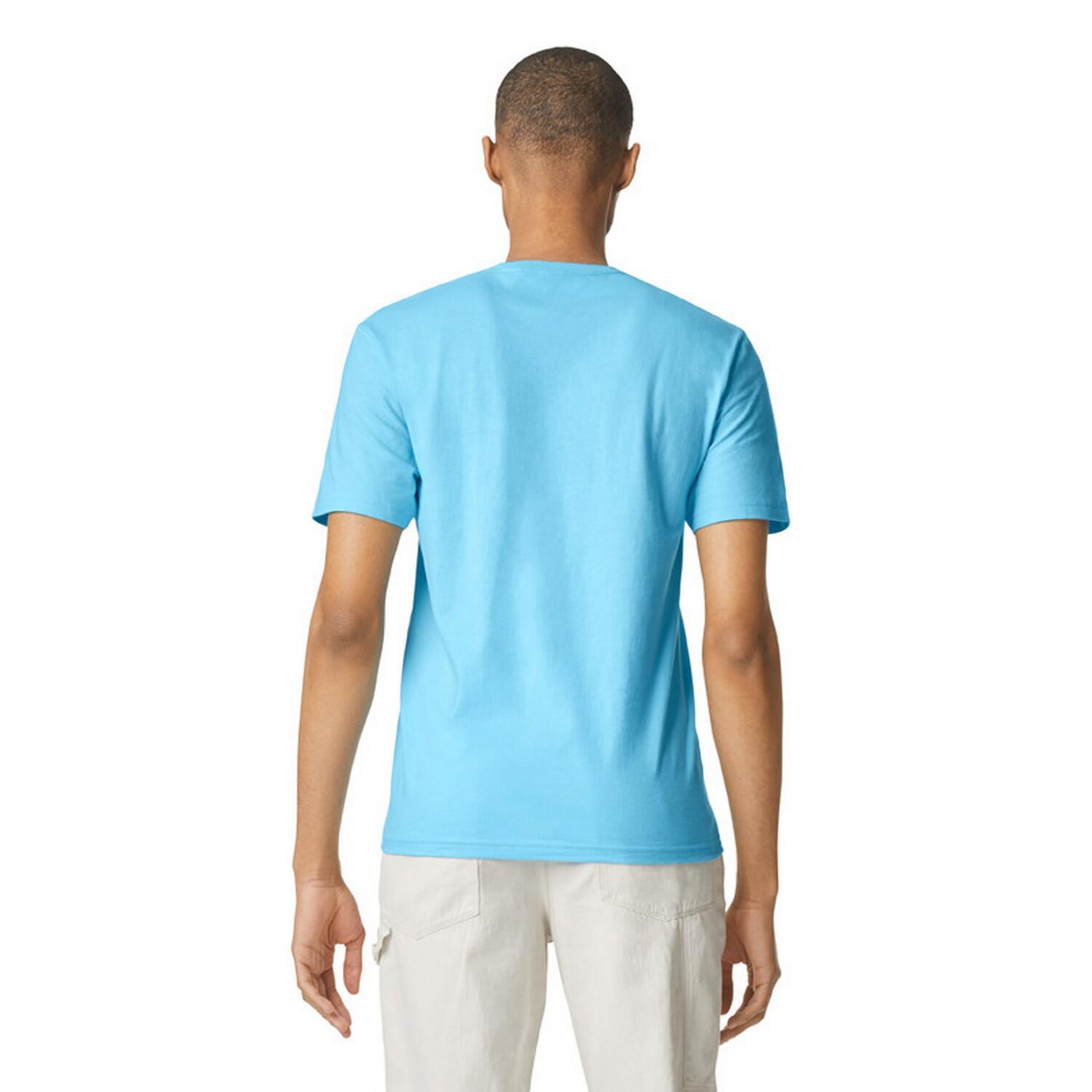 Maglietta Semplice Adulto Unisex Gildan Softstyle Cielo 2/3