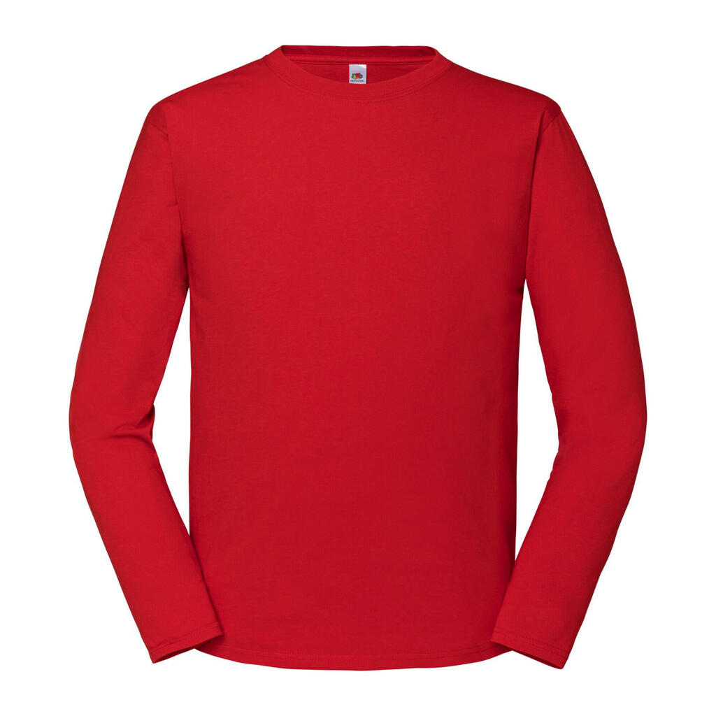 Unisex Adult Iconic 195 LongSleeved TShirt (Red)