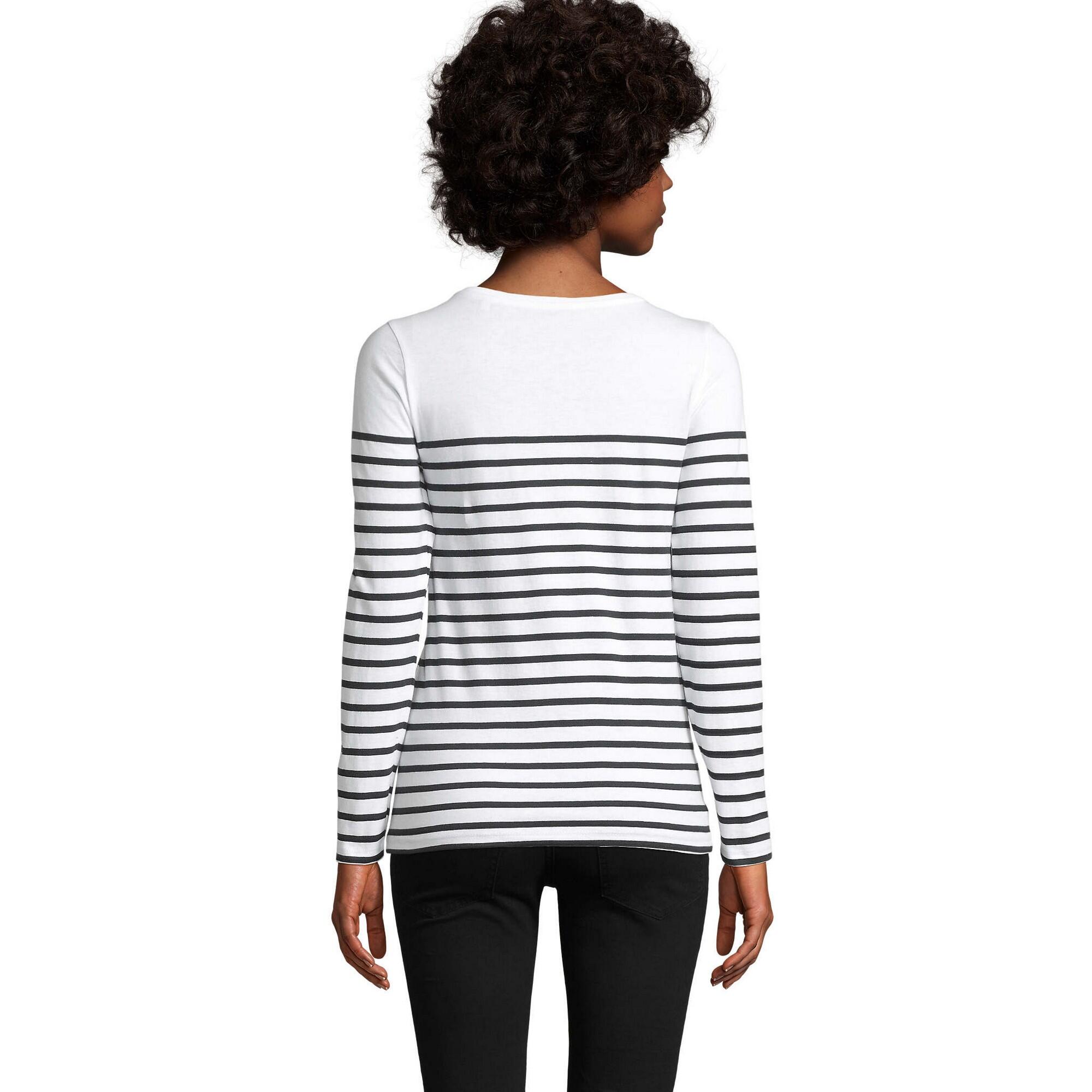 Tshirt MATELOT Femme (Blanc) 2/4