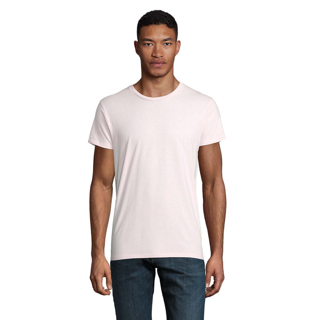 Mens Pioneer Cotton TShirt (Pale Pink)