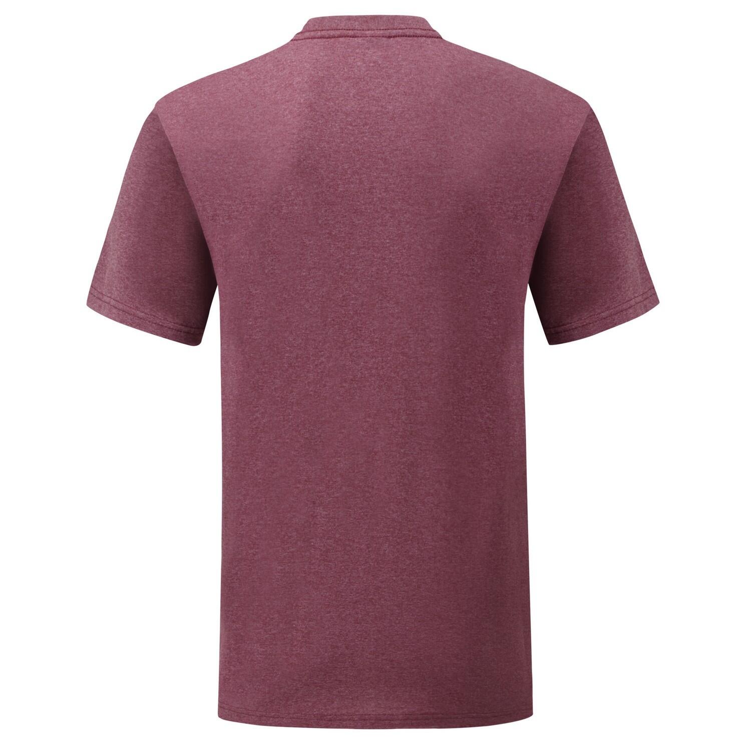 Tshirt VALUEWEIGHT Adulte (Bordeaux Chiné) 2/3