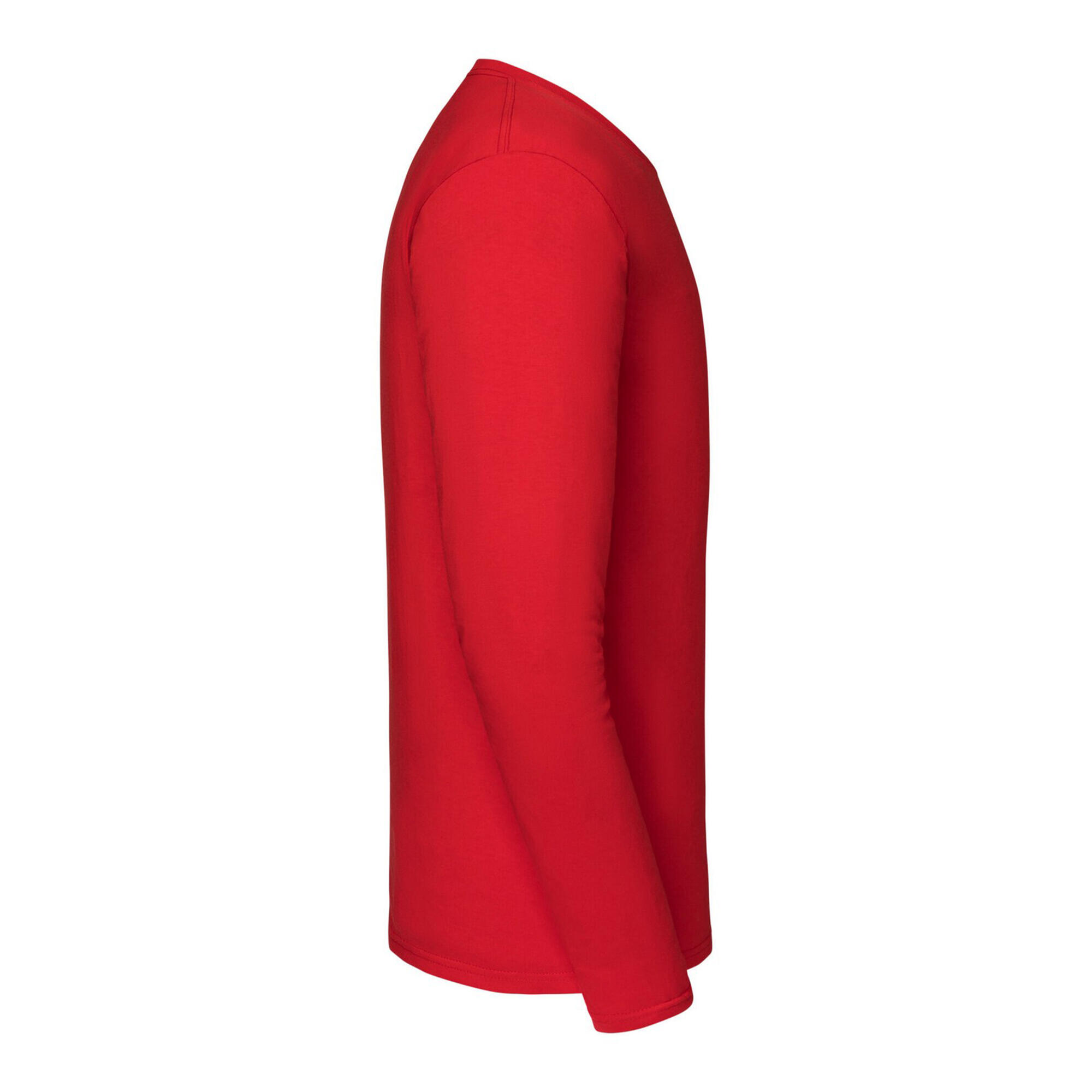 Camiseta Iconic 195 de Manga Larga para Adultos Unisex Rojo 3/3