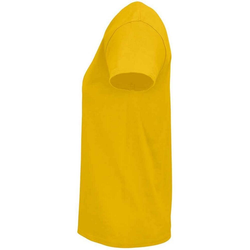 Tshirt CRUSADER Femme (Jaune Or) 3/4
