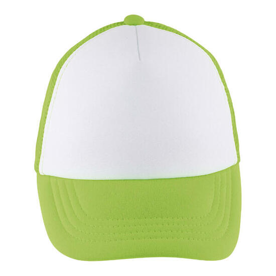 Casquette De Baseball BUBBLE Enfant (Blanc / Vert Néon)