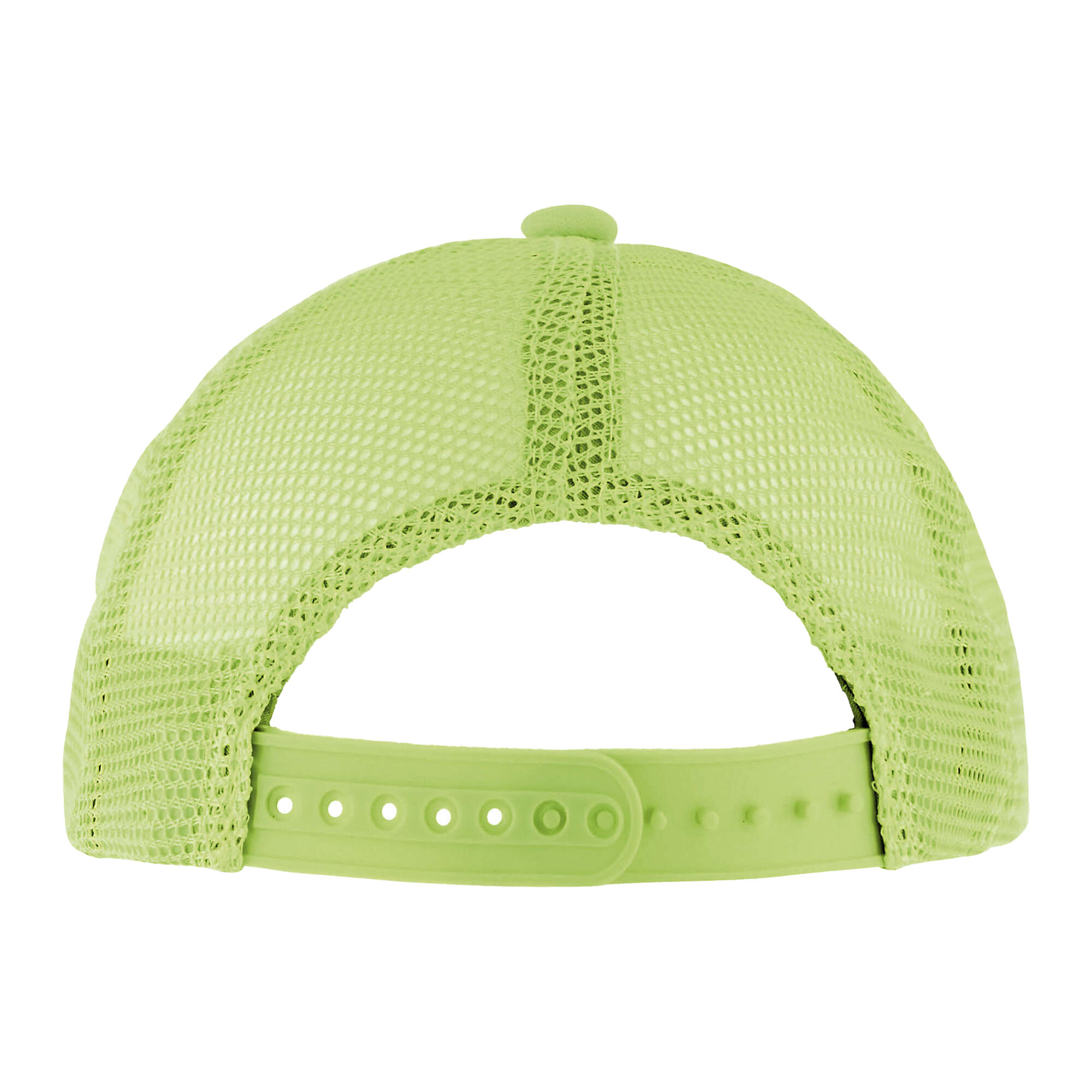 Kinder/Kids Bubbel Baseballpet (Wit/neon-groen) 2/4
