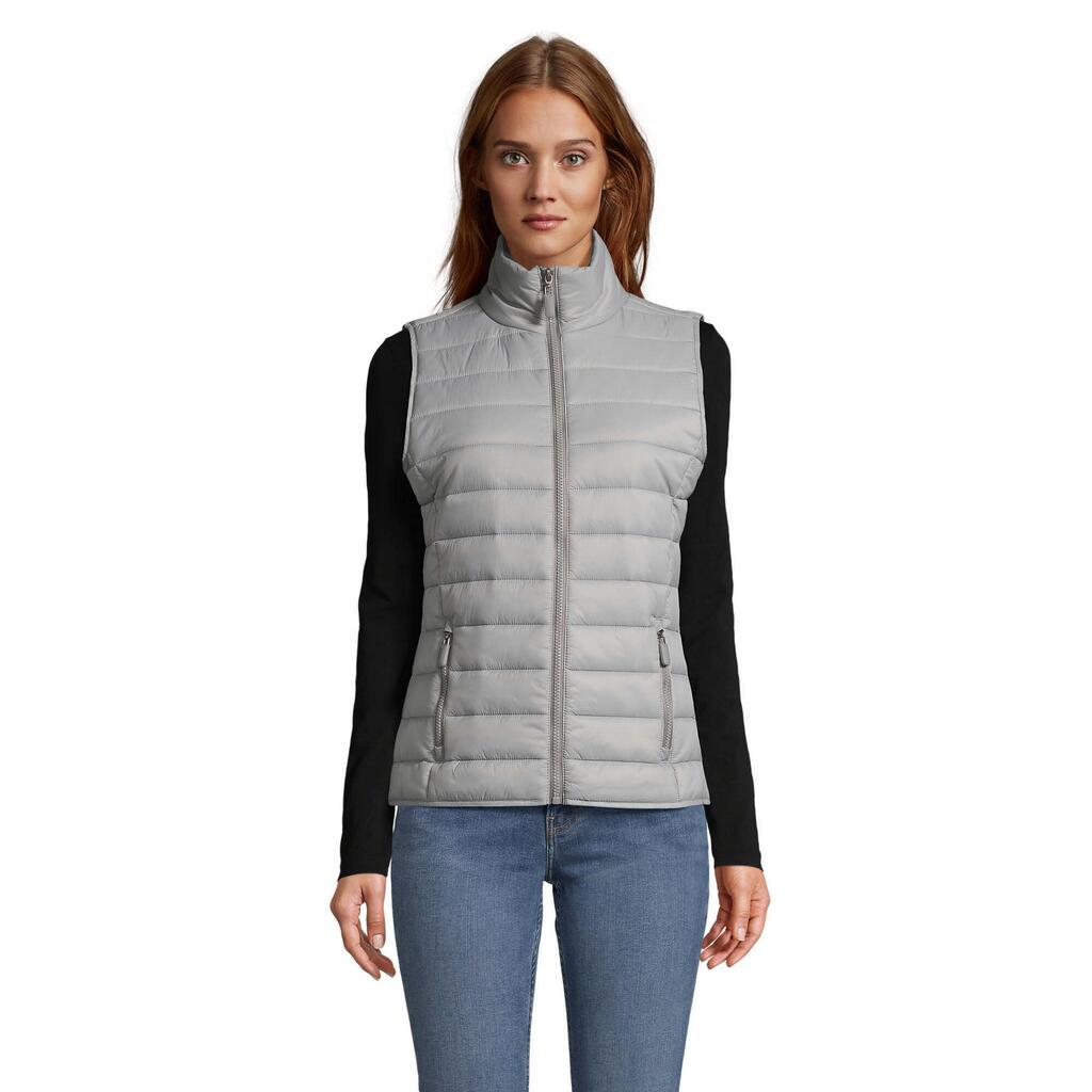 Womens/Ladies Wave Lightweight Body Warmer (Metal Grey)