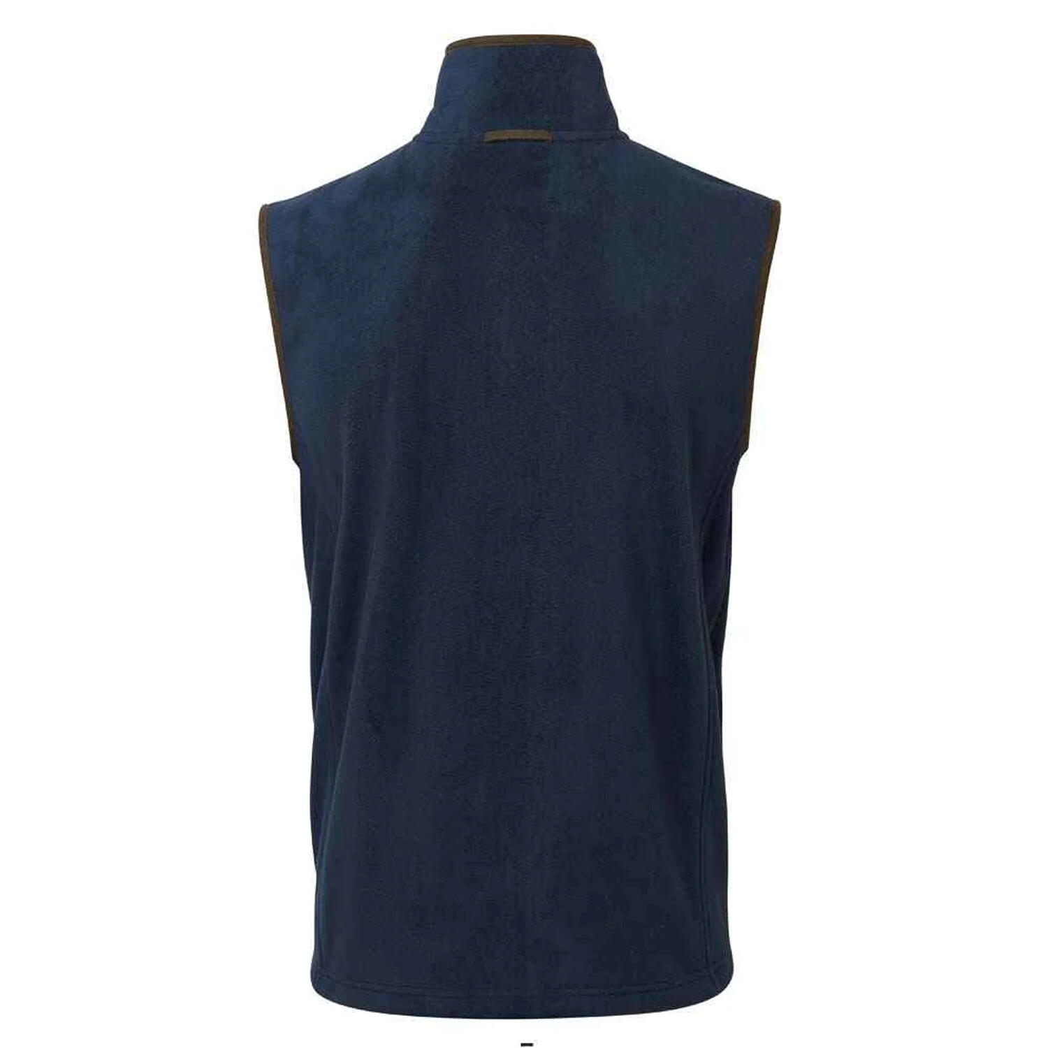 Gilet Uomo Premier Artisan Blu Navy Marrone 2/4